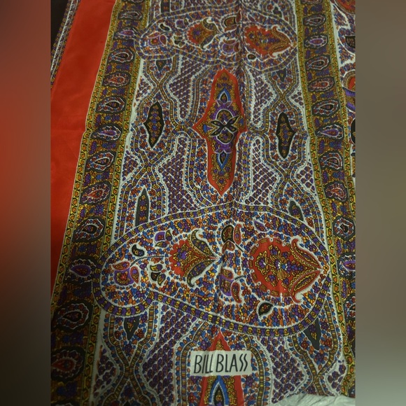 Retro Bill Blass 100% Silk - Picture 4 of 7